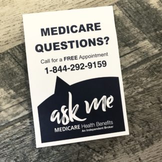 Ask Me About Medicare - Post It Notes - Medicare Health Benefits